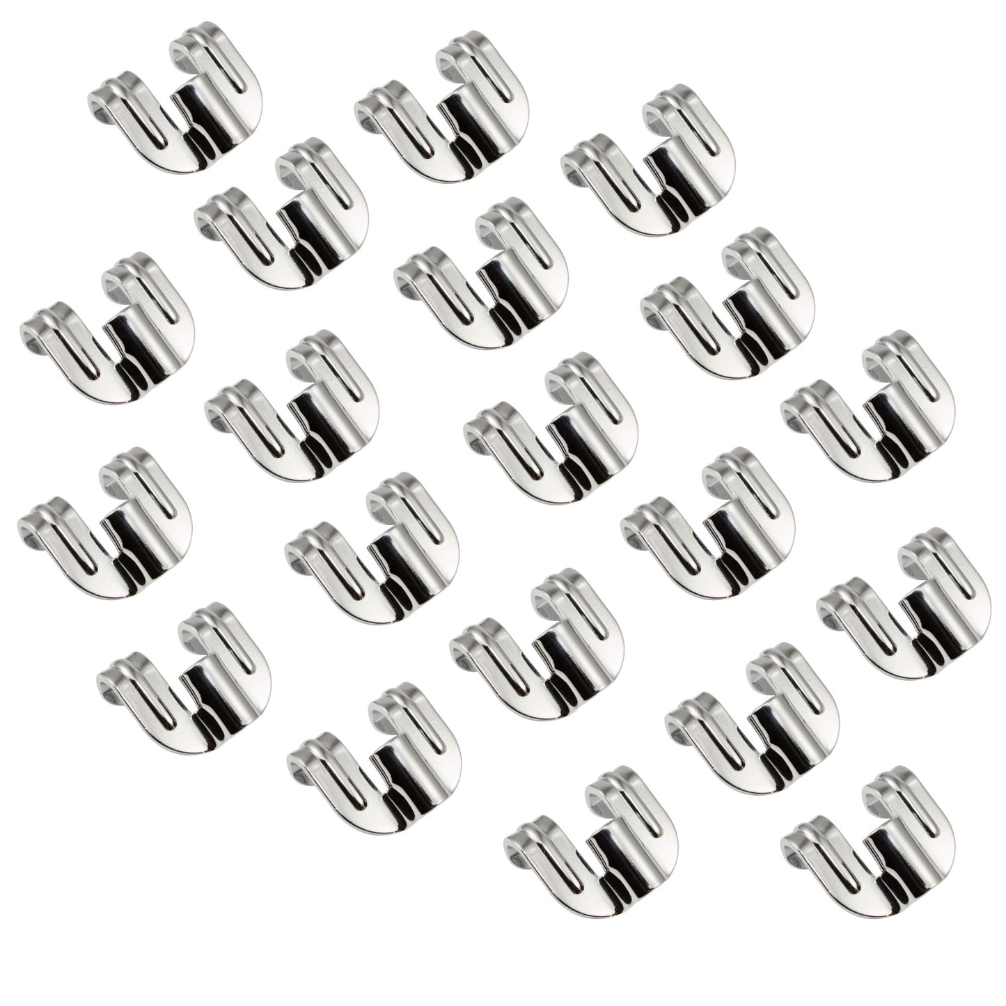 AIAS Snare and Tom Drum Claws for Wood Hoops – Chrome-Plated Steel, Replacement Drum Hardware