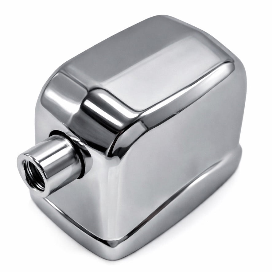 AIAS Single-End Bass Drum Lugs Rectangular Cube Style Chrome Hardware with Screws and Gaskets 1-Inch Spacing 10 Pack