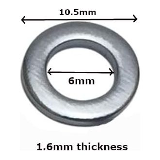 AIAS Steel Tension Rod Washers for Drums