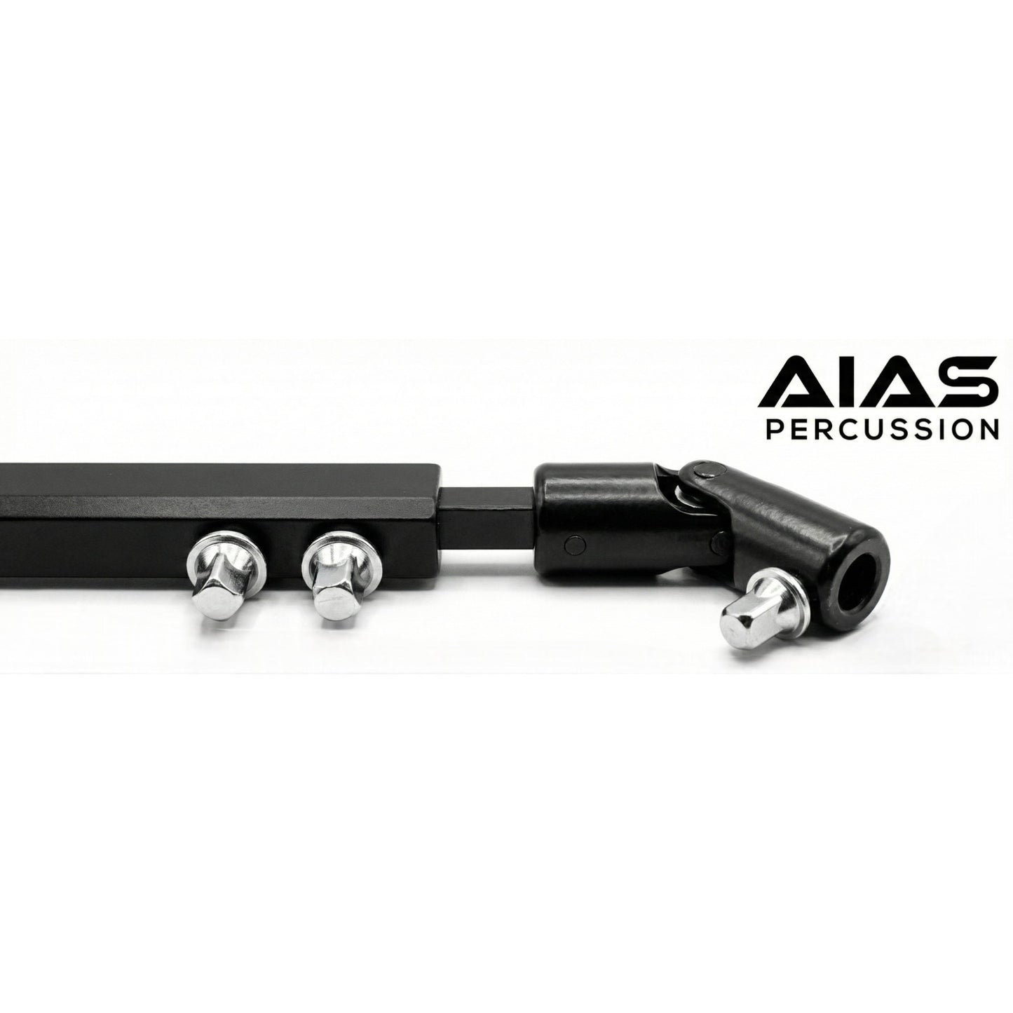 AIAS Percussion Universal Double Bass Drum Pedal Drive Shaft – Heavy Duty Replacement with Dual U-Joints