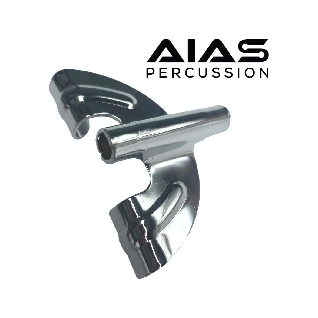 AIAS Vintage Butterfly Bass Drum Claws – 20 Pack Chrome Drum Claw Hooks for Kick Drum Hoops, Acoustic Drum Hardware, Fits Standard & T-Style Tension Rods