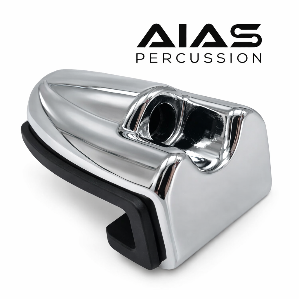 AIAS Rubber Gasket Bass Drum Claw - Hoop Protection with Secure Grip and Vibration Control