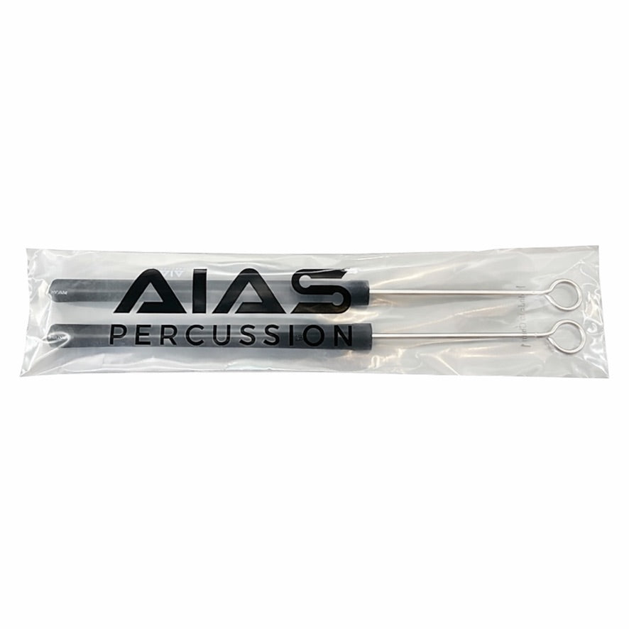 AIAS Retractable Wire Drum Brushes AR-1 with Rubber Handle, Adjustable Spread for Dynamic Control and Performance