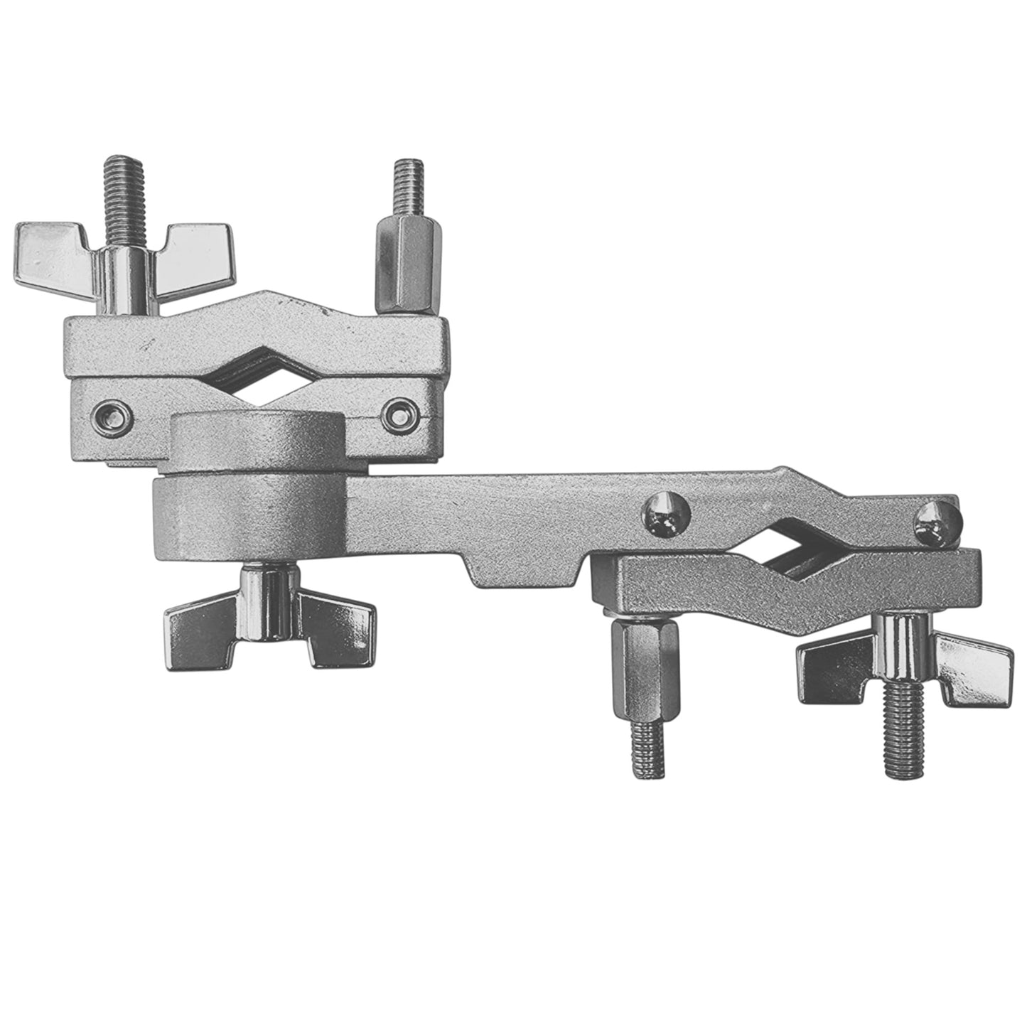 AIAS Rotating Multi Clamp for Drums – Universal Drum Mount for Toms, Accessory Arms & Hardware, Adjustable 5/8" to 1-1/4" Diameter, Durable Percussion Clamp