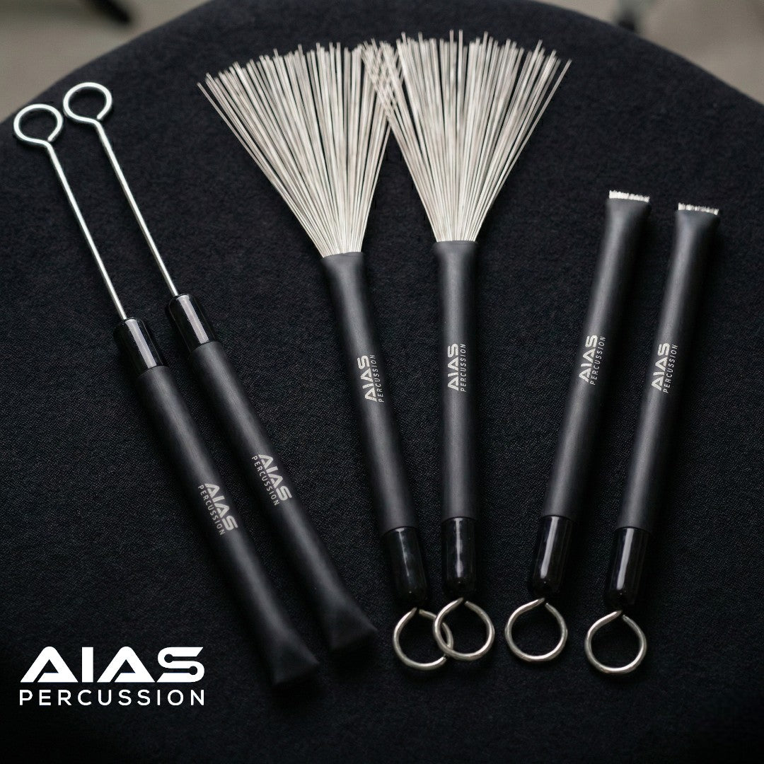 AIAS Retractable Wire Drum Brushes (Rubber Handle AR-1)