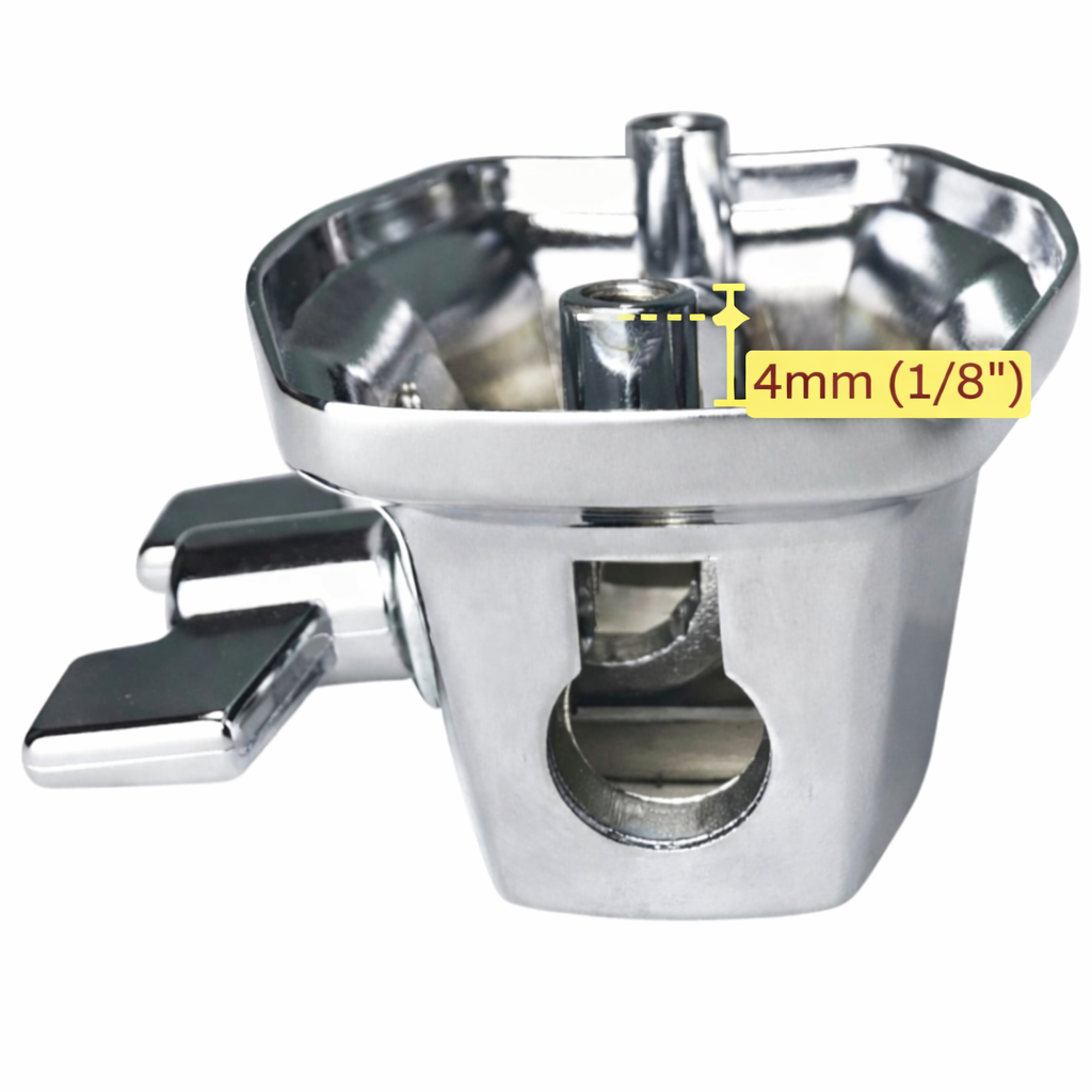 ROSS Percussion Tom/Floor Tom Leg Mount Bracket (3 Pack, Chrome)