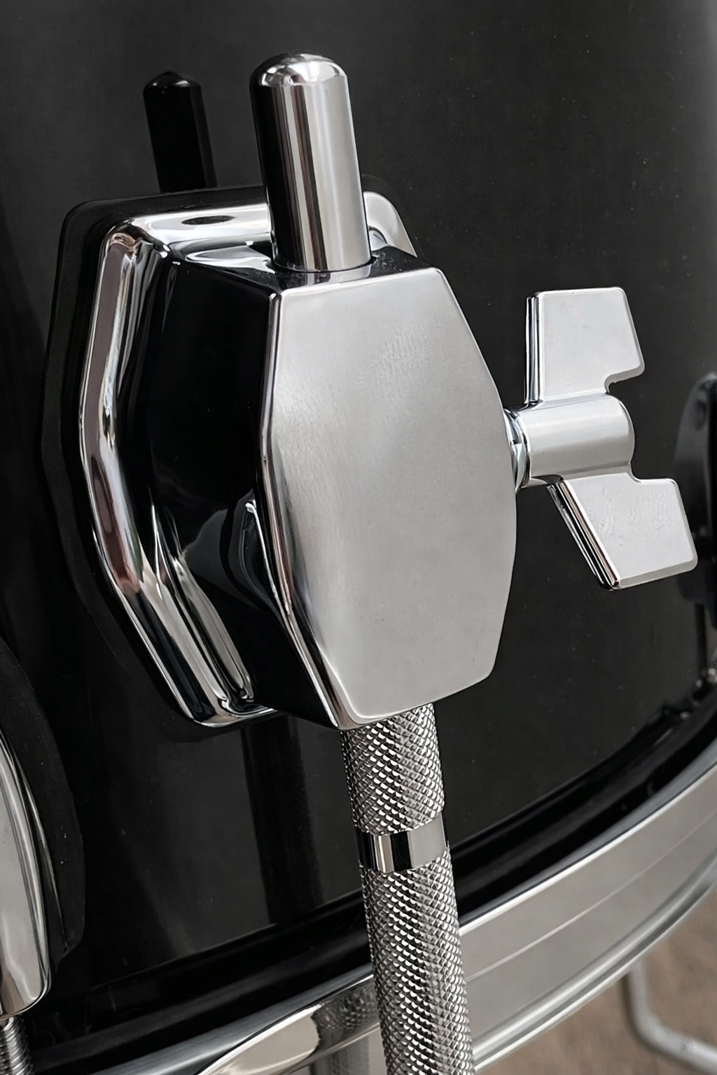 ROSS Percussion Tom/Floor Tom Leg Mount Bracket (3 Pack, Chrome)