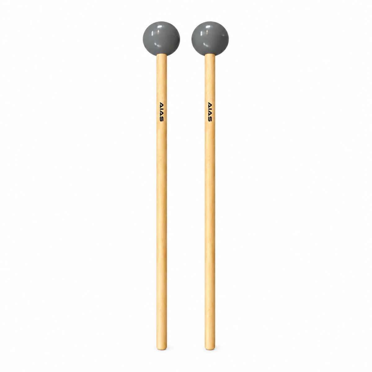 AIAS Percussion Rubber Head Mallet Sticks for Xylophone & Keyboard Percussion, Durable Rubber Mallets for Students, Bands, Practice & Performance