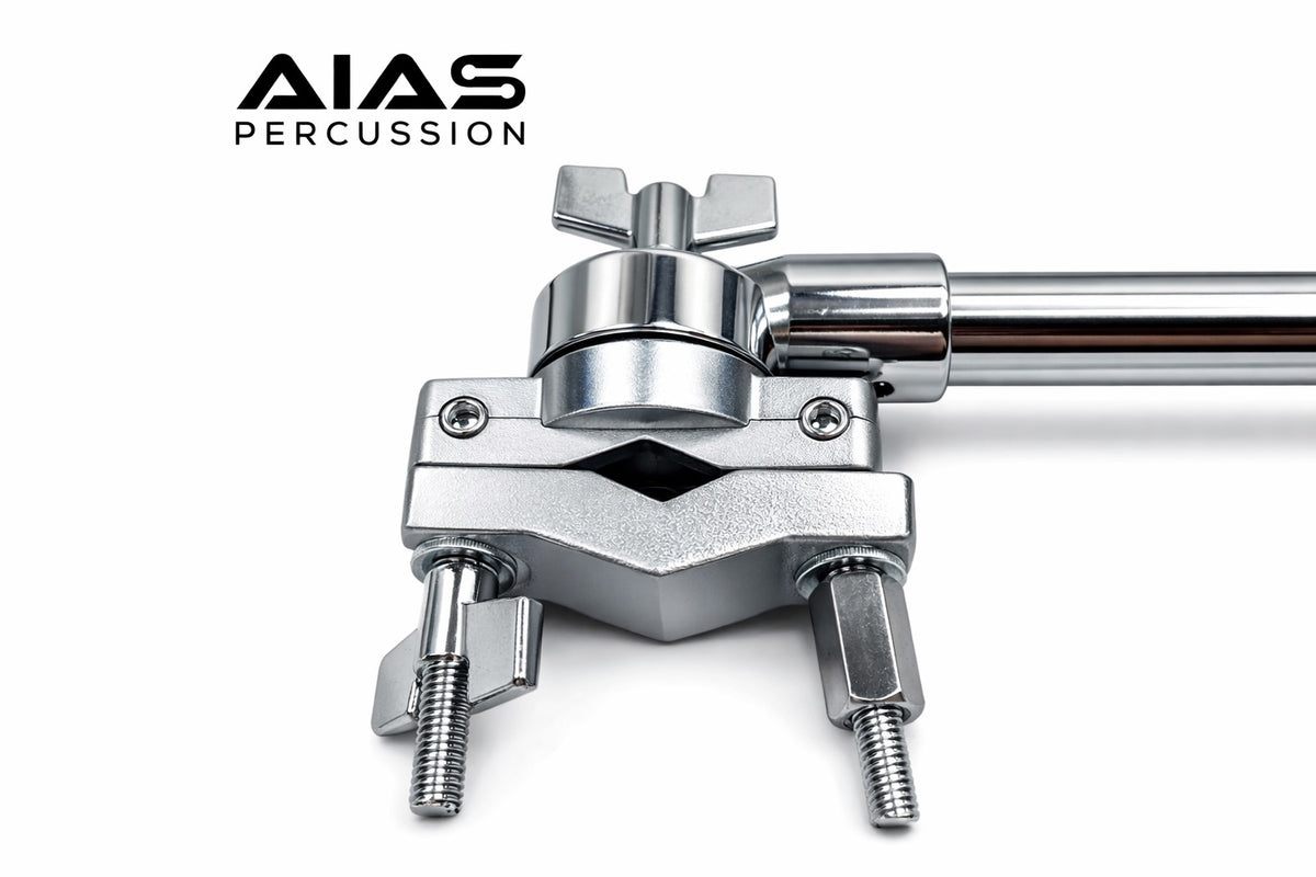 AIAS AC-2 Cymbal Arm Multi Clamp – 12-Inch Arm, Rotating Ball