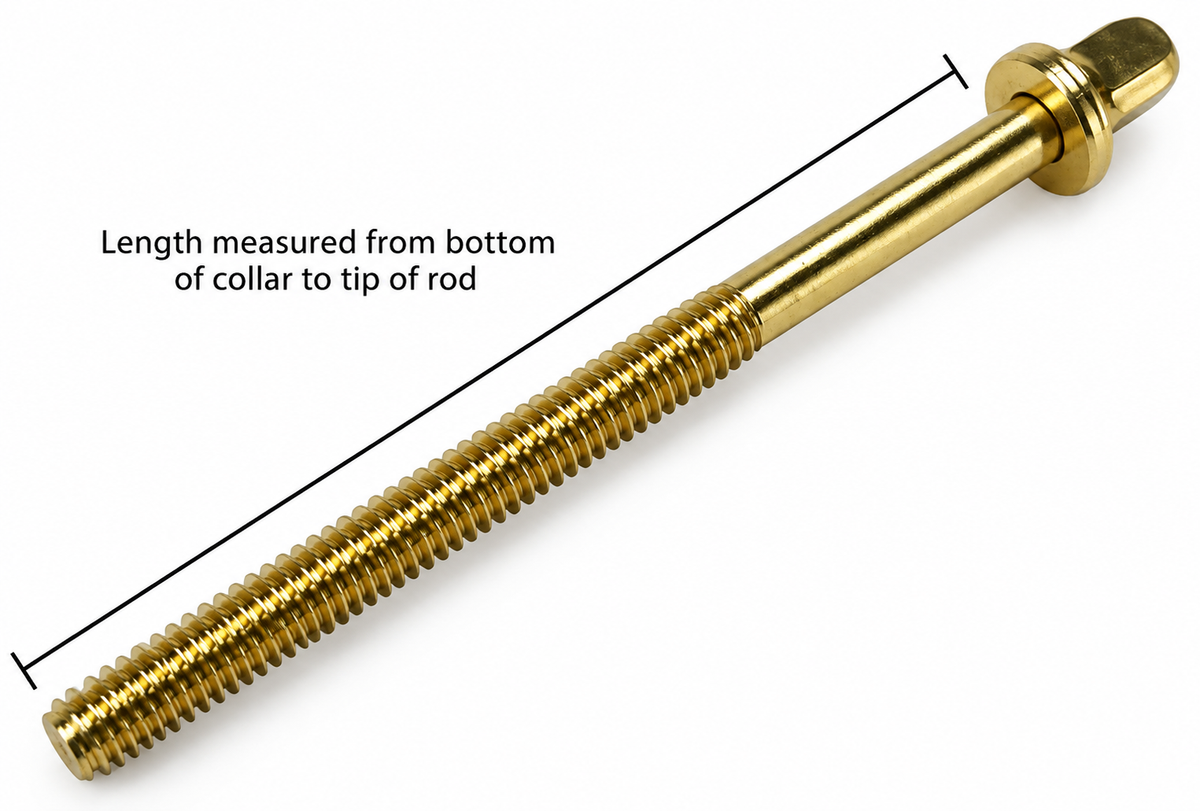 AIAS Brass Plated Tension Rods for Drums
