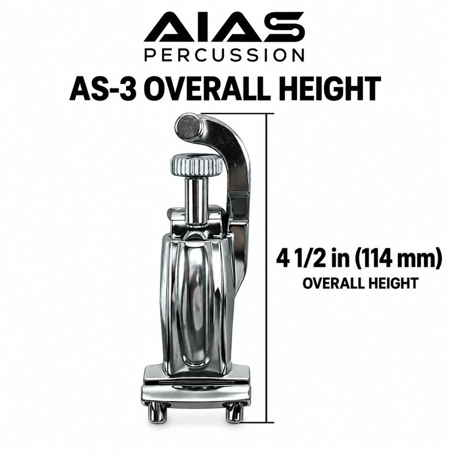 AIAS Snare Strainer and Butt Plate Pack - Chrome AS-3