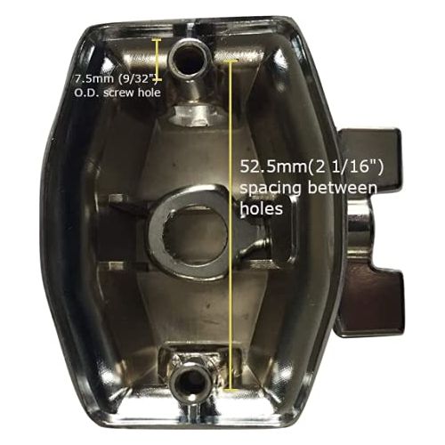 Tom/Floor Tom Leg Mount Bracket ROSS Percussion (3 Pack, Chrome)