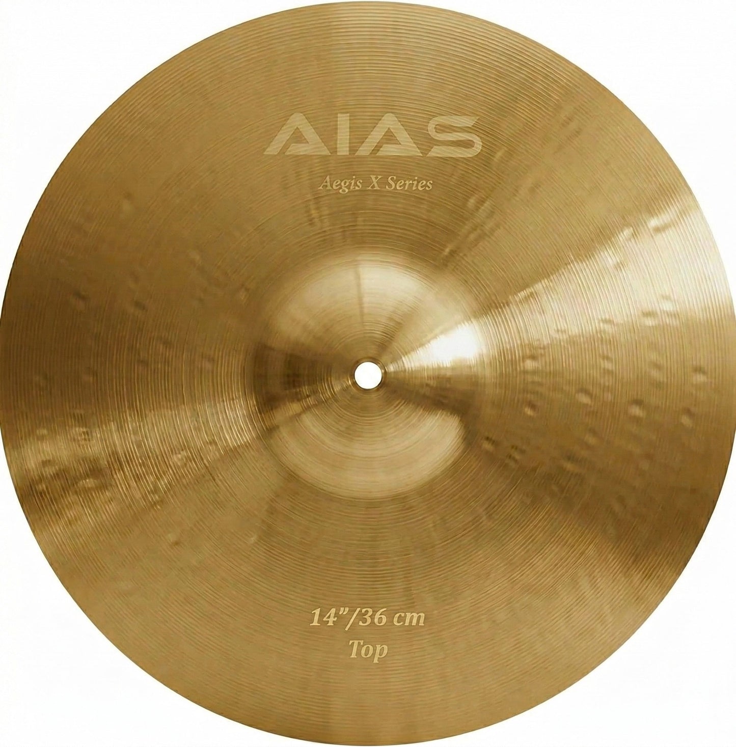 AIAS Aegis X Series Cymbal B20 Alloy Copper-Tin Construction, Bright Tone, Clear Attack