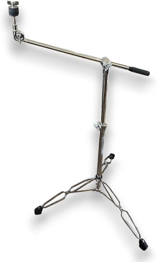 AIAS Heavy Duty Boom Cymbal Stand with Double-Braced Legs, Adjustable Counterweight Arm, Pro Drum Hardware