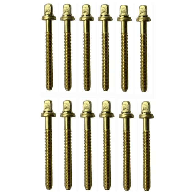 AIAS Brass Plated Tension Rods for Drums