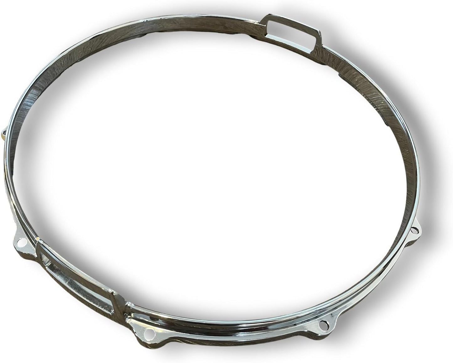 AIAS Zinc Alloy Die Cast Drum Hoop (Chrome, 14 inch - 10 lug)