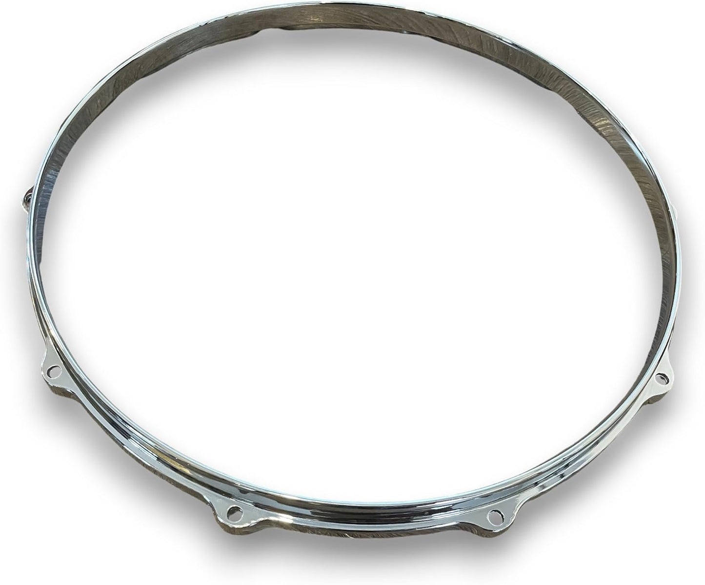 AIAS Zinc Alloy Die Cast Drum Hoop (Chrome, 14 inch - 10 lug)
