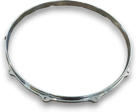 AIAS Zinc Alloy Die Cast Drum Hoop (Chrome, 14 inch - 10 lug)