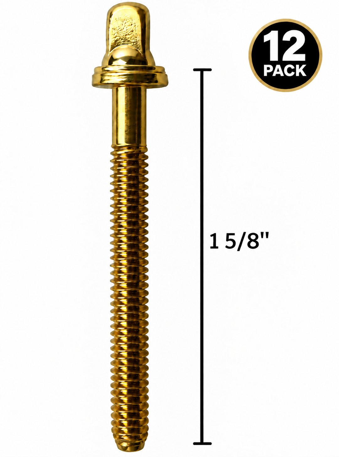 AIAS Brass Plated Tension Rods for Drums