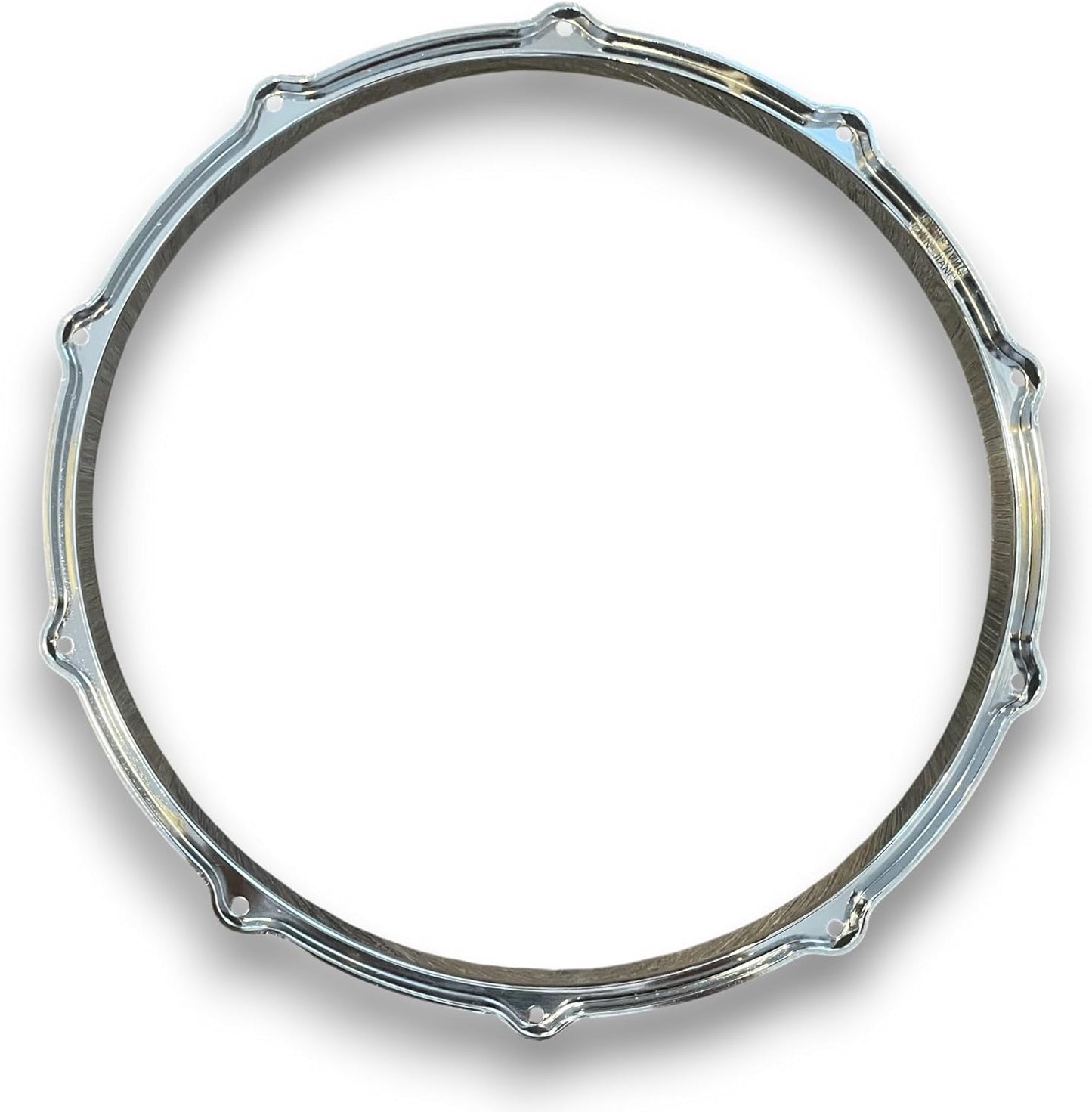 AIAS Zinc Alloy Die Cast Drum Hoop (Chrome, 14 inch - 10 lug)