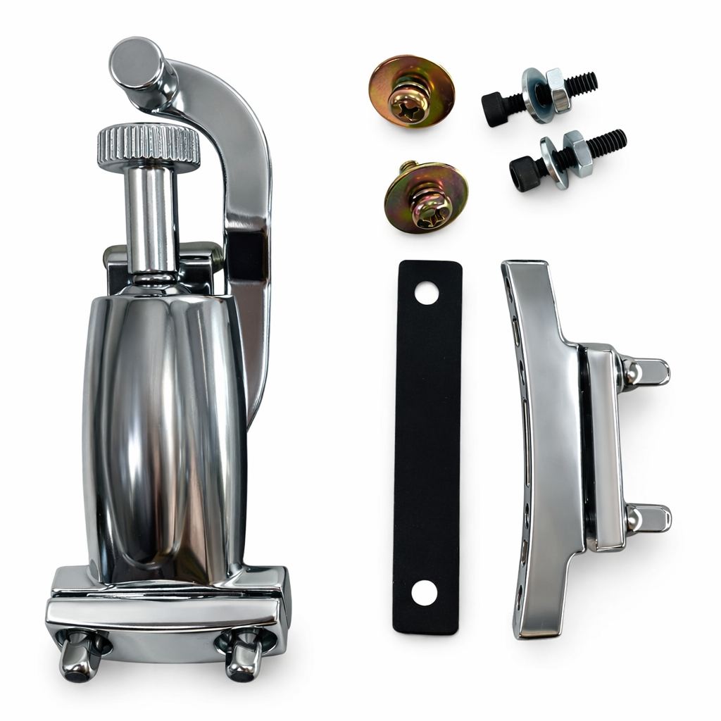 AIAS Snare Strainer and Butt Plate Pack - Chrome AS-3