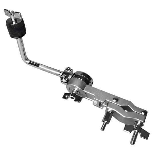 AIAS Splash Cymbal Mount Clamp for Drums – Adjustable Bell Cymbal Holder | Rotating Arm Fits 5/8″–1¼″ Hardware | Drum Rack Mount Percussion Accessory