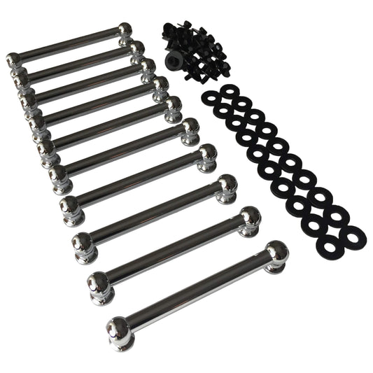 Double End Tube Drum Lugs  - Chrome