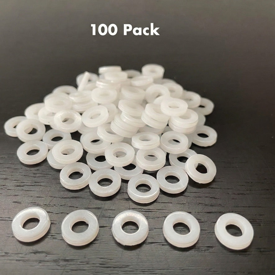 AIAS Nylon Tension Rod Washers (100 Pack)
