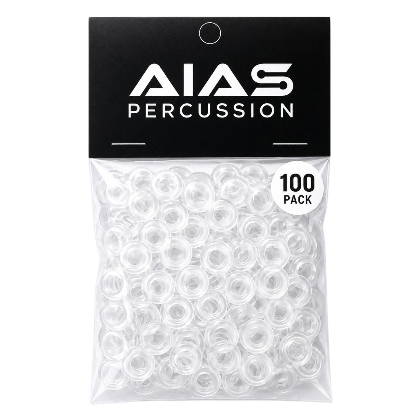 AIAS Sleeved Nylon Tension Rod Washers – Drum Hardware Washers for 7/32" & 6mm Rods, 100 Pack