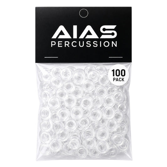 AIAS Sleeved Nylon Tension Rod Washers – Drum Hardware Washers for 7/32" & 6mm Rods, 100 Pack