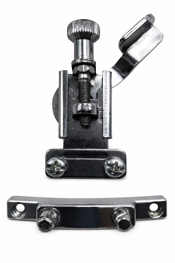 AIAS Snare Strainer and Butt Plate Set (Chrome) AS-4