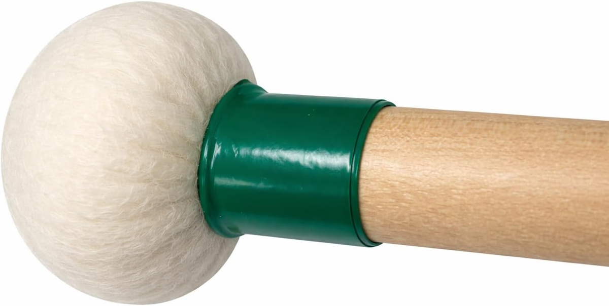 AIAS Medium-Firm Timpani Mallets – Maple Shaft Drumsticks with 1 7/16" Felt Heads, Balanced Percussion Mallets for Orchestra, Concert Band, and Studio Use