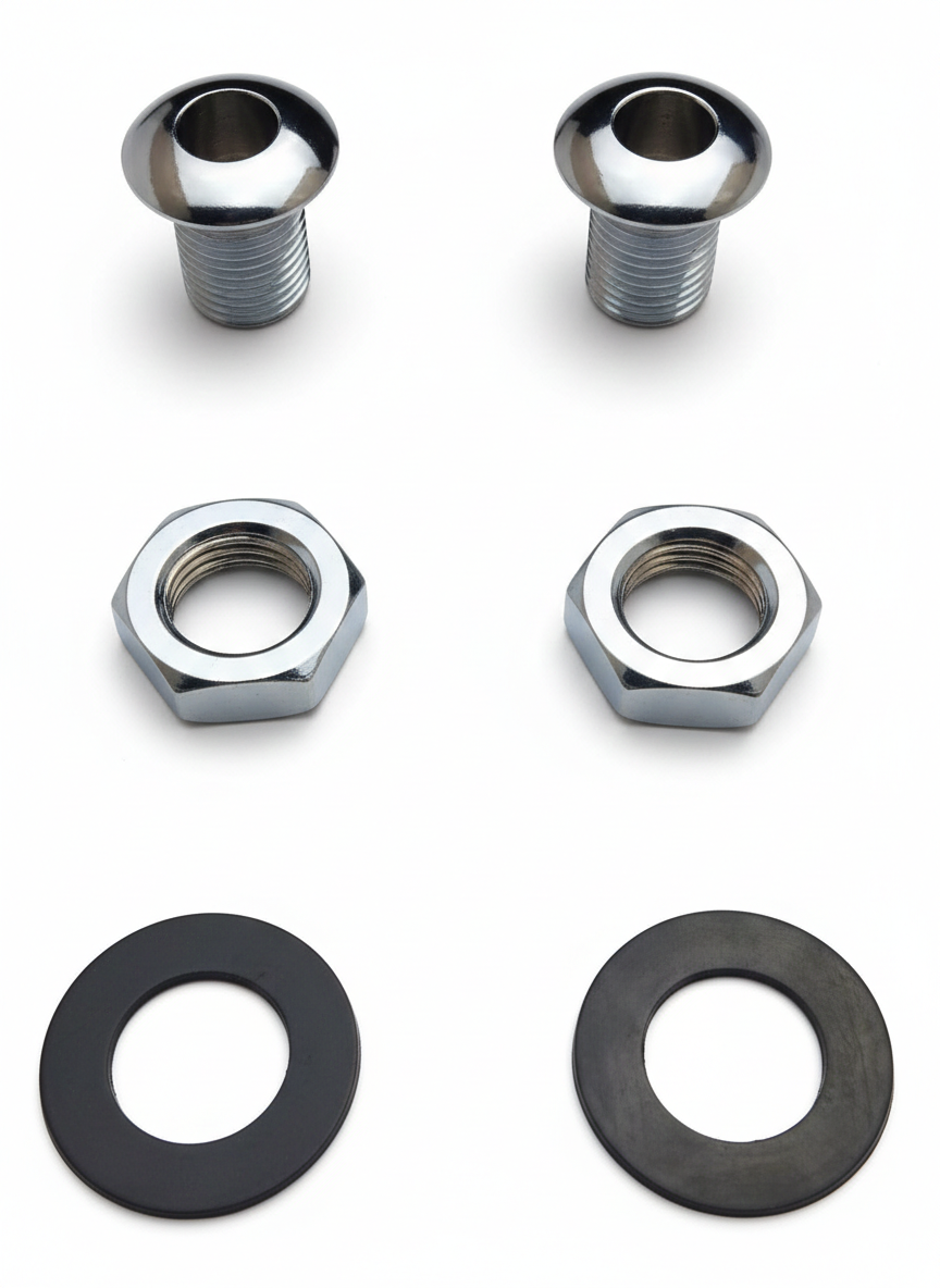 ROSS Percussion Air Vent for Drums – 2 Pack Drum Vent with Nuts for Snare, Tom & Bass Drums – Improves Resonance, Tone & Airflow