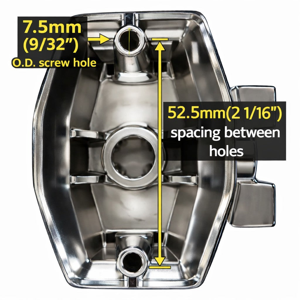 ROSS Percussion Tom/Floor Tom Leg Mount Bracket (3 Pack, Chrome)