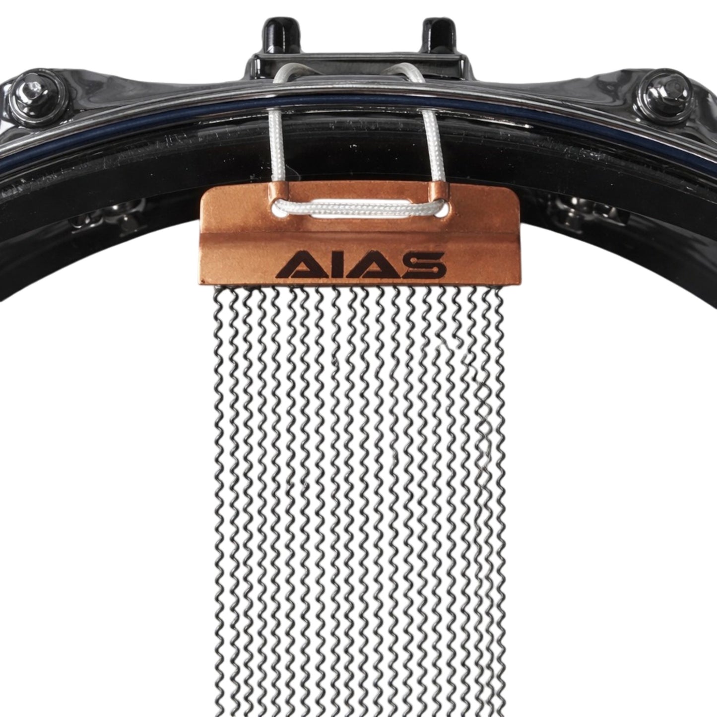 AIAS Snare Drum Wire 14 Inch AS-1, 20 Steel Strands with Brass Bed Plates and Snare Straps, Enhanced Dynamics