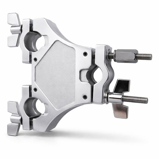 AIAS 3 Way Multi Clamp for 7/8" Diameter Drum or Cymbal Mounts