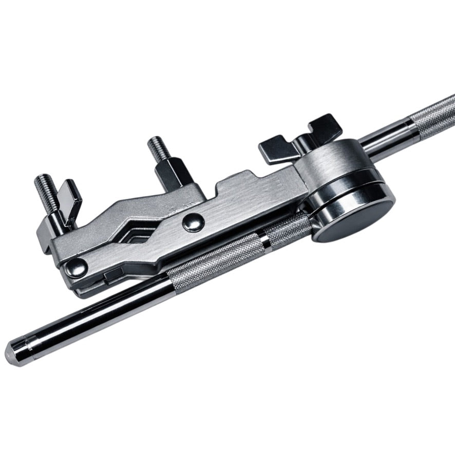AIAS Auxiliary Hi-Hat Arm – Adjustable Drum Hardware Mount with Rotating Clamp for Remote Hi-Hats, Cymbals, and Percussion Add-Ons