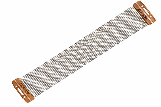 AIAS Snare Drum Wire 14 Inch AS-1, 20 Steel Strands with Brass Bed Plates and Snare Straps, Enhanced Dynamics
