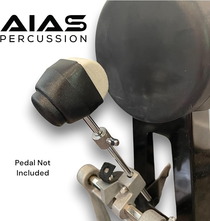 AIAS Bass Drum Beater - Double Sided w/adjustable weight